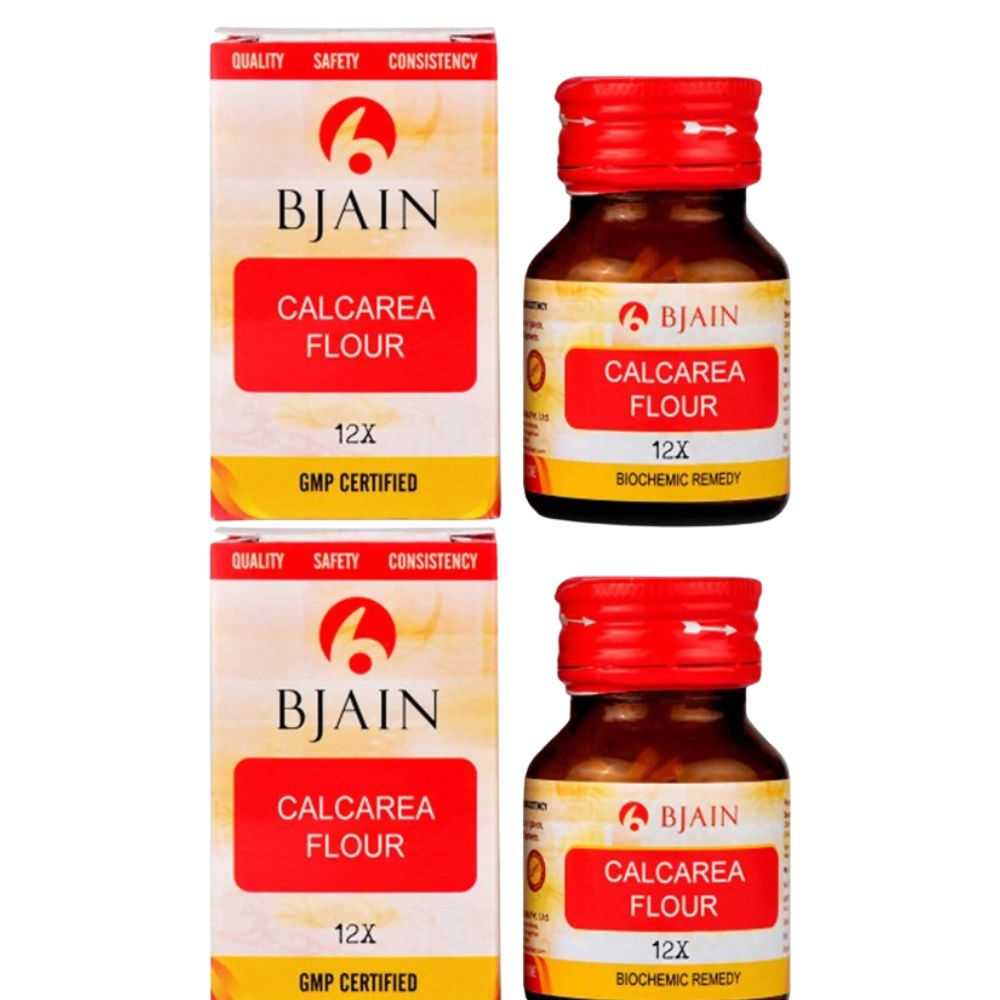 Bjain Homeopathy Calcarea Fluorica (Flour) Biochemic Tablet | Grocsy