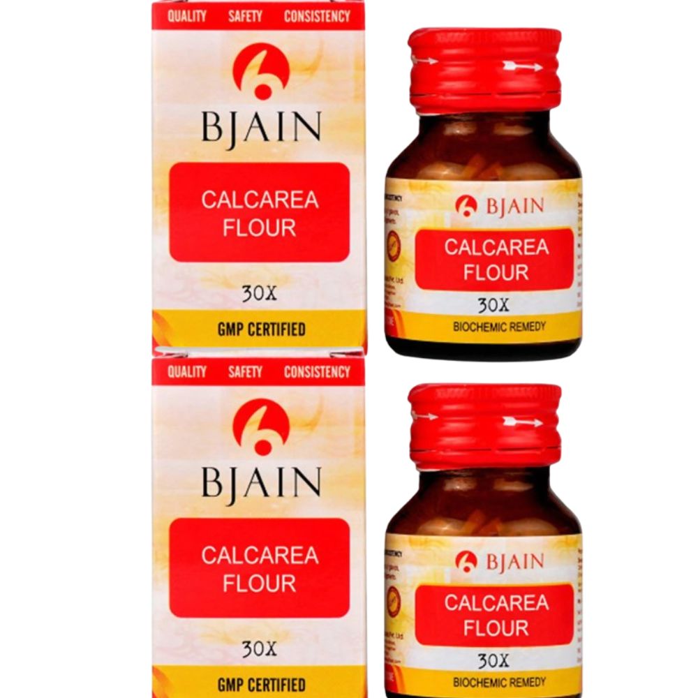 Bjain Homeopathy Calcarea Fluorica (Flour) Biochemic Tablet | Grocsy