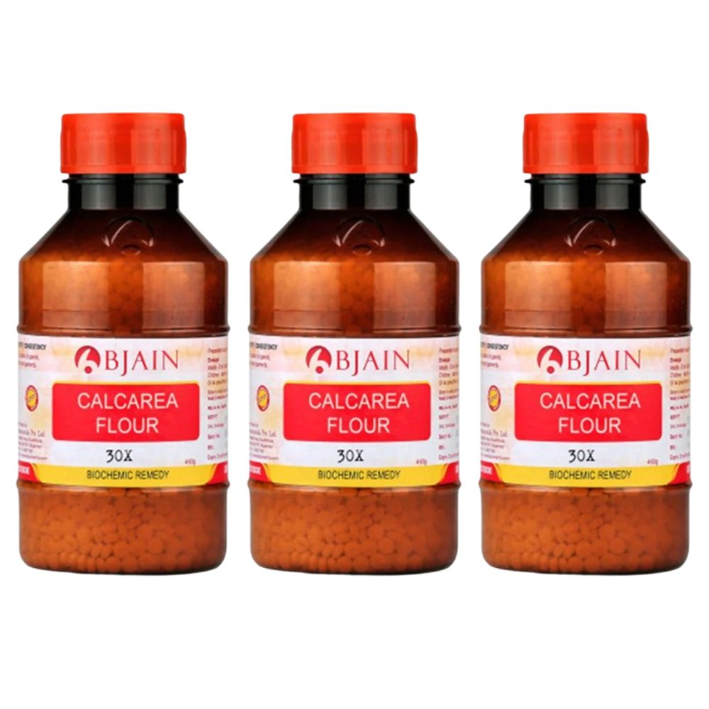 Bjain Homeopathy Calcarea Fluorica (Flour) Biochemic Tablet | Grocsy