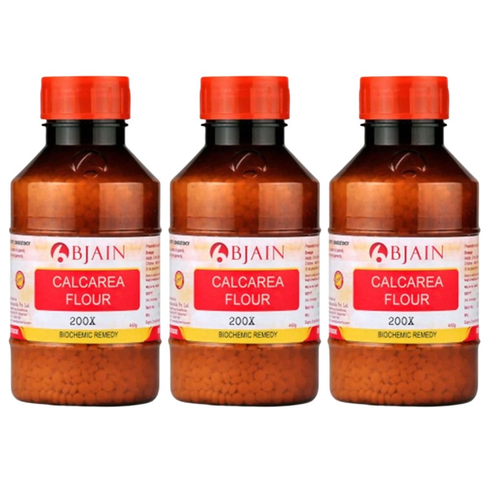 Bjain Homeopathy Calcarea Fluorica (Flour) Biochemic Tablet | Grocsy