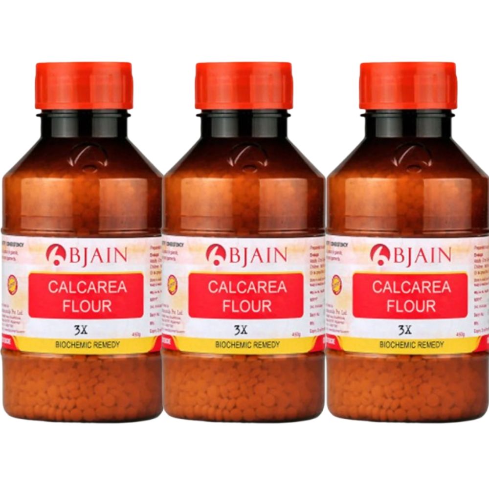 Bjain Homeopathy Calcarea Fluorica (Flour) Biochemic Tablet | Grocsy