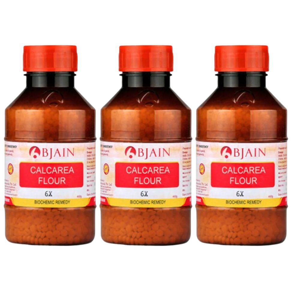 Bjain Homeopathy Calcarea Fluorica (Flour) Biochemic Tablet | Grocsy