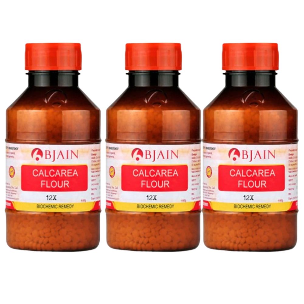 Bjain Homeopathy Calcarea Fluorica (Flour) Biochemic Tablet | Grocsy