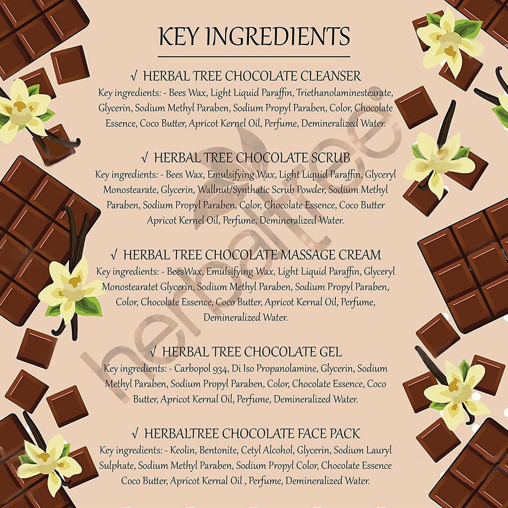 Herbal Tree Chocolate Facial Kit | Grocsy