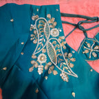 Kia Fashions Peacock Hand Embroidery Embroidered Readymade Blouse | Grocsy