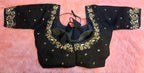 Kia Fashions Black Cotton Silk Hand Embroidered Readymade Blouse | Grocsy