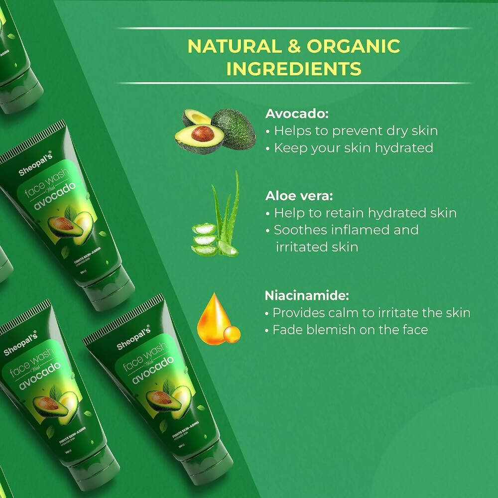 Sheopal's Avocado Face Wash | Grocsy