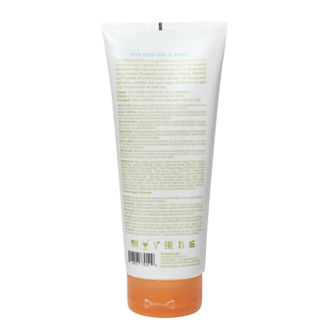 Petal Fresh Brightening Papaya & Pineapple Facial Scrub | Grocsy