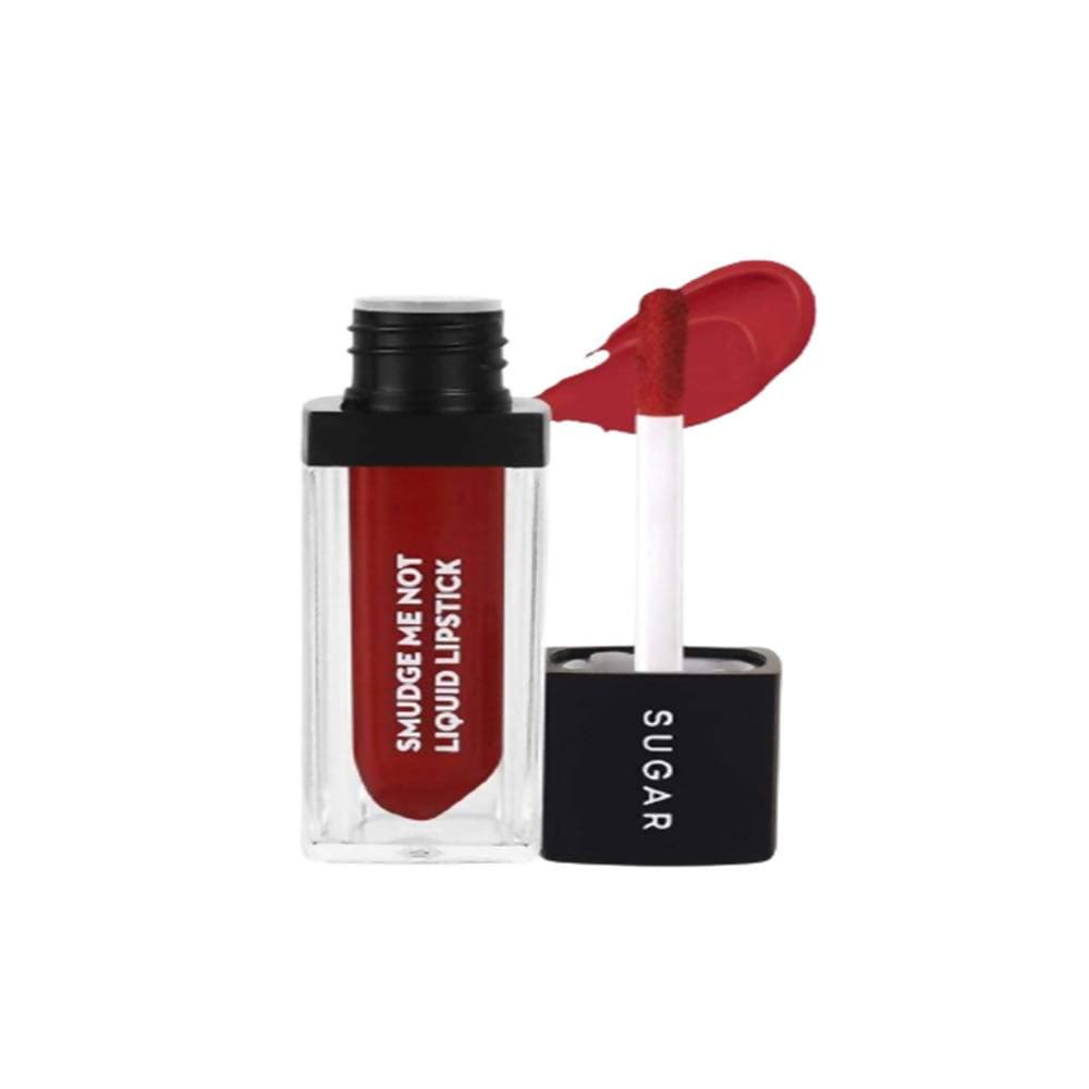 Sugar Smudge Me Not Liquid Lipstick - Rad Red (Orange Toned Red) | Grocsy