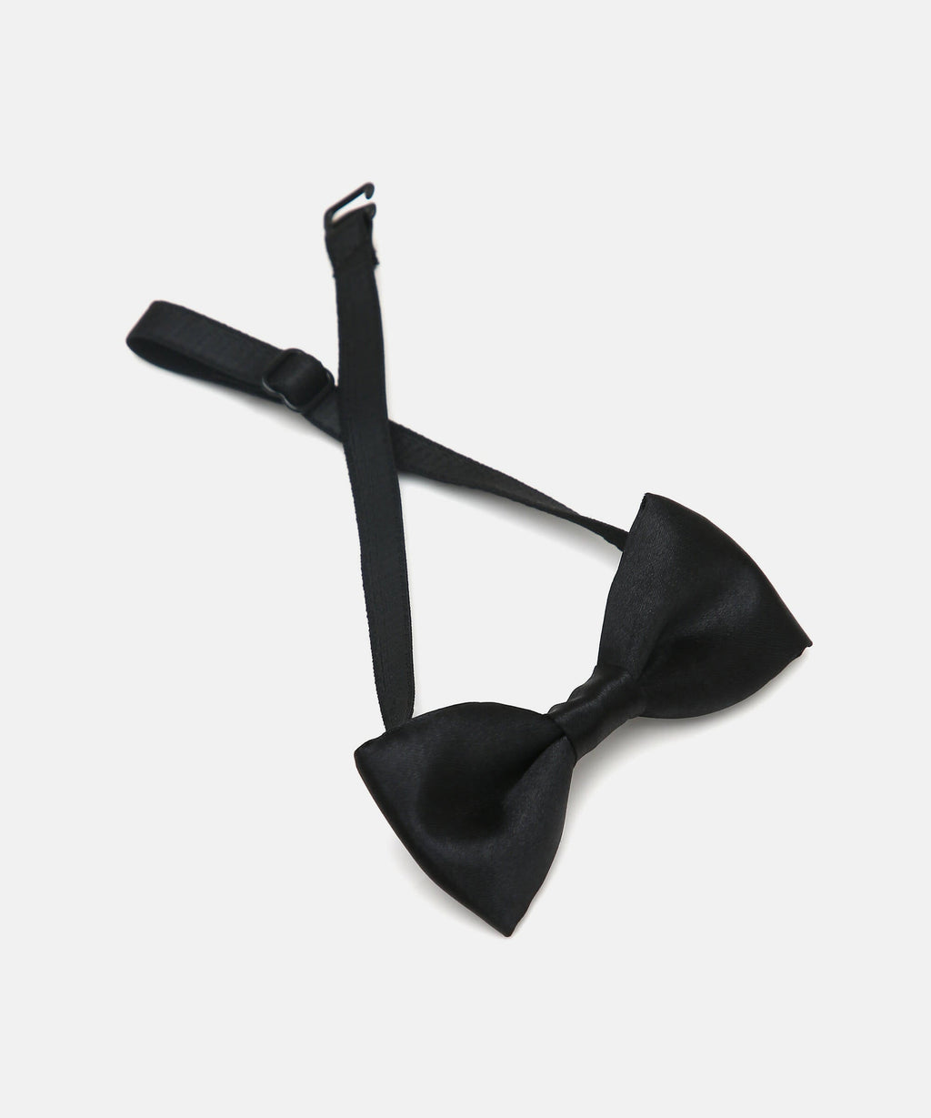 Manet Boys Solid Single Layer Bow -Black | Grocsy
