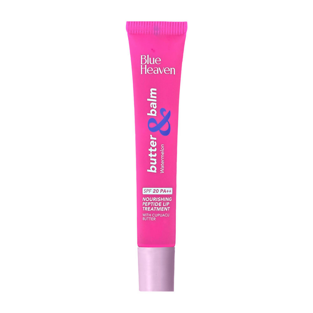 Blue Heaven Butter & Balm Peptide Based Tinted Lip Balm With Spf 20 Pa++ - Watermelon | Grocsy