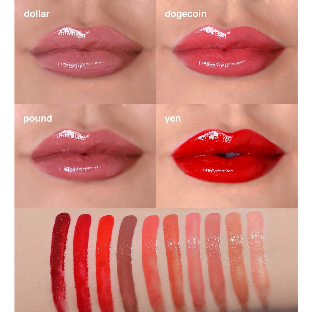 Rude Cosmetics High Gloss Profit Lip Lacquer - Pound | Grocsy