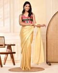 Amodini Designer Studio Zari Brocade Sleeveless Padded Blouse | Grocsy