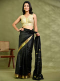 Amodini Designer Studio Golden Pearl Cutdana Sleeveless Padded Blouse | Grocsy