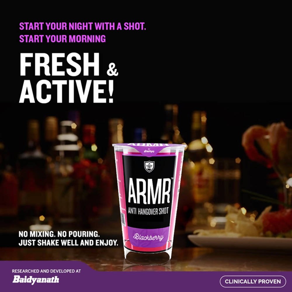 ARMR Anti Hangover Shot Blackberry | Grocsy