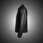 Fabmade Midnight Luxe Leather Jacket For Men | Grocsy