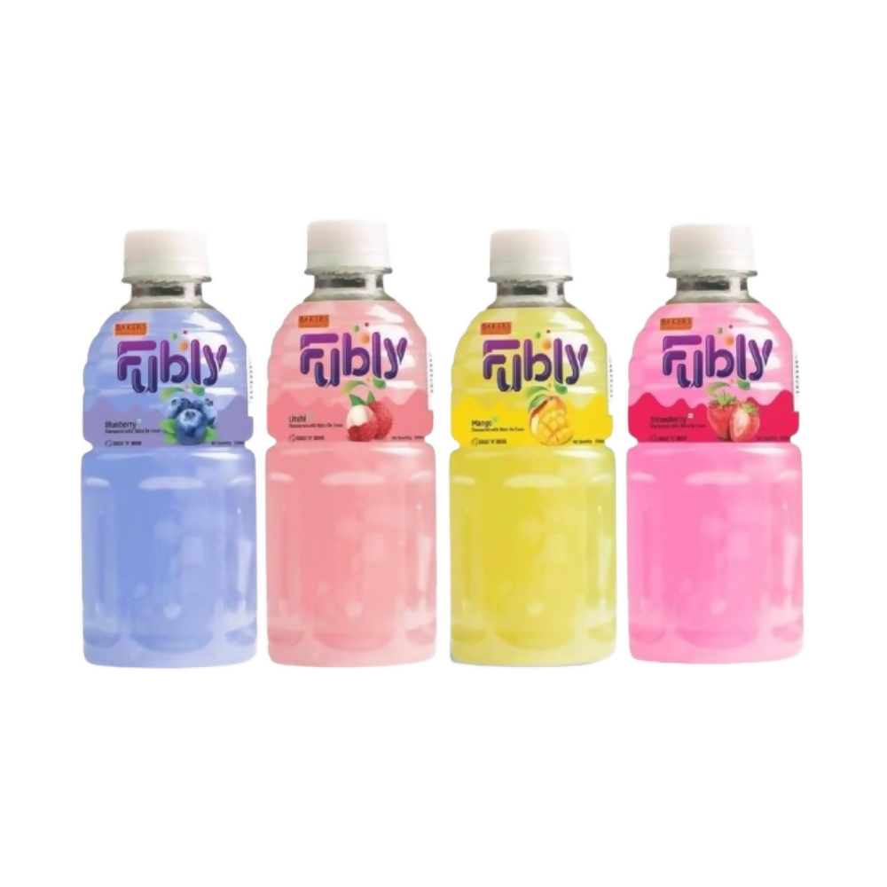 BAKERS Fubly Juice Drink - Mango, Litchi, Blueberry and Strawberry Flavor Jelly Juice | Grocsy