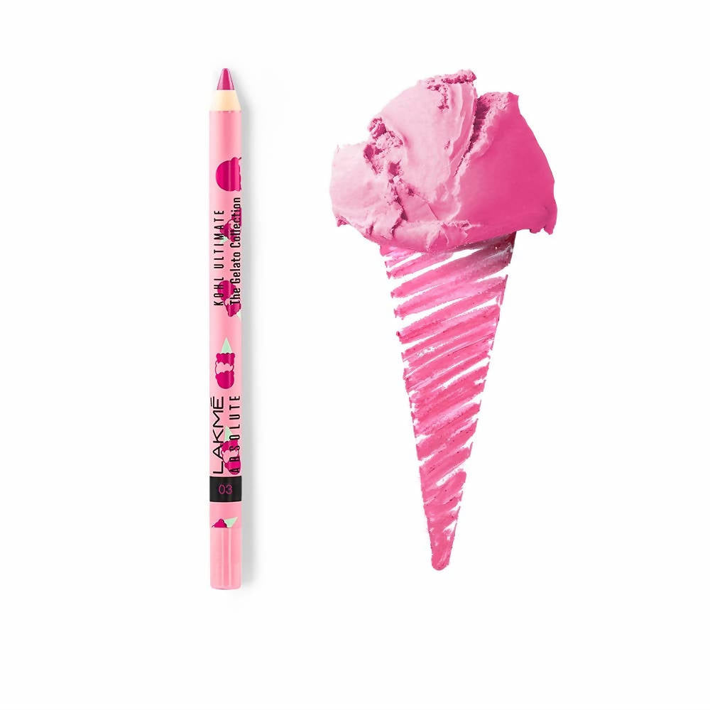 Lakme Absolute Kohl Ultimate The Gelato Collection 03 - Raspberry | Grocsy