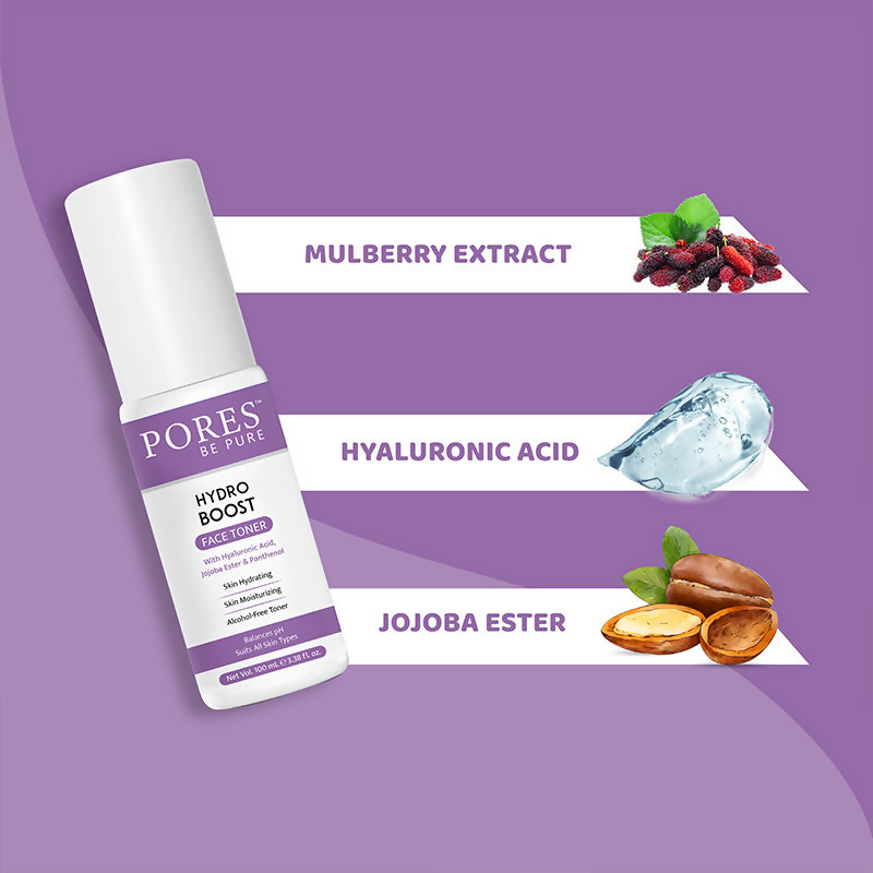 Pores Be Pure Hydro Boost Face Toner With Hyaluronic Acid | Grocsy