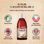 Dabur Red Pulling Oil Ayurvedic Mouthwash | Grocsy