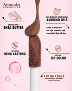 Ammoha Cosmetics Long-Lasting, Matte-Finished Cocoa Craze Color Liquid Lipstick | Grocsy