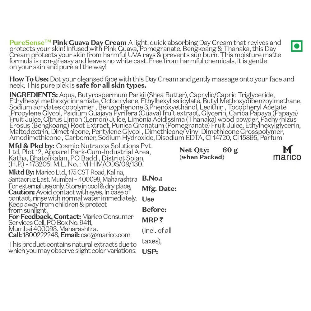 PureSense Pink Guava Day Cream | Grocsy