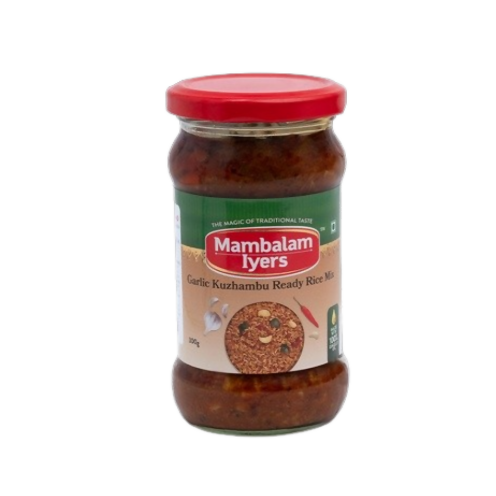 Mambalam Iyers Garlic Kuzhambu Ready Rice Mix | Grocsy