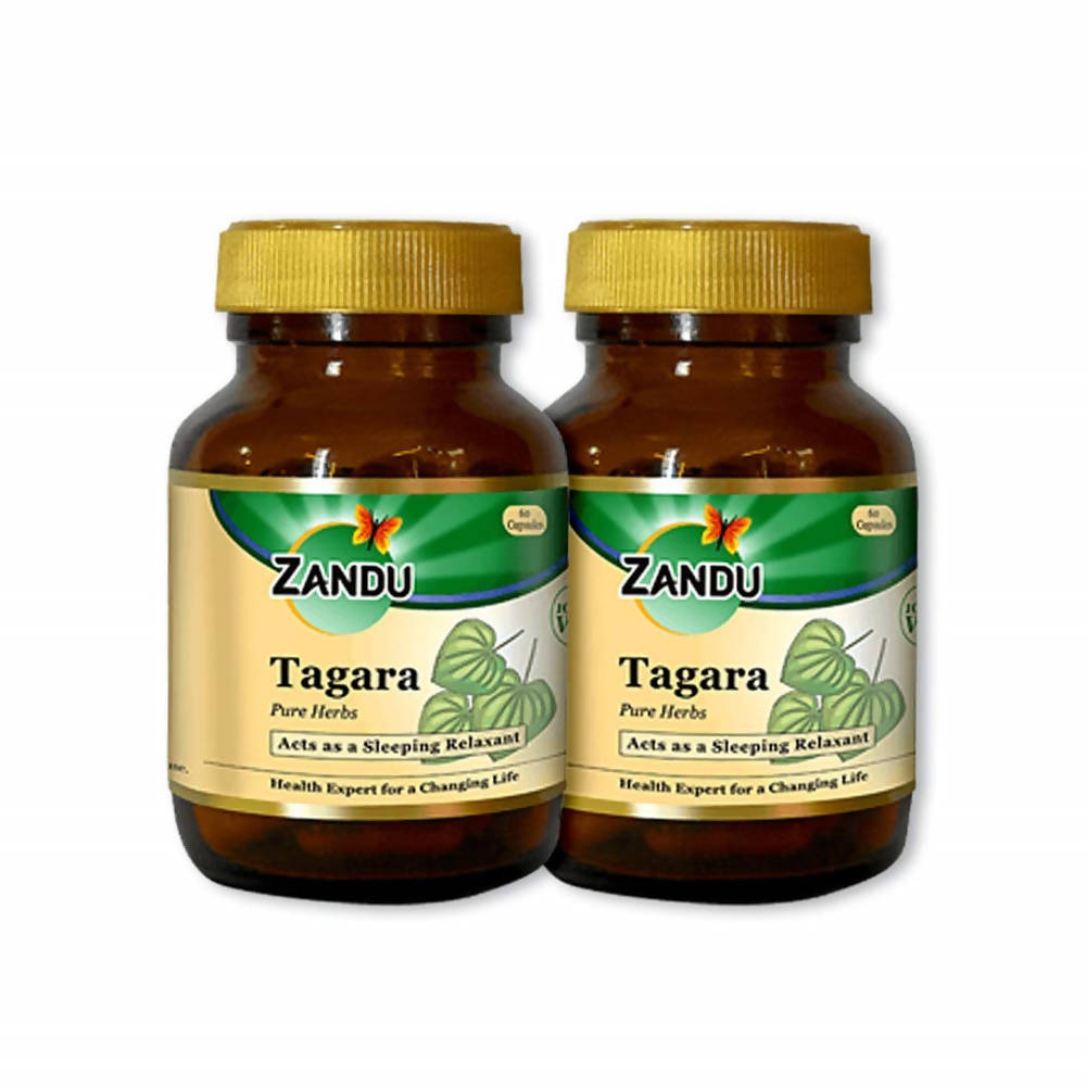 Zandu Tagara Pure Herbs Capsules | Grocsy