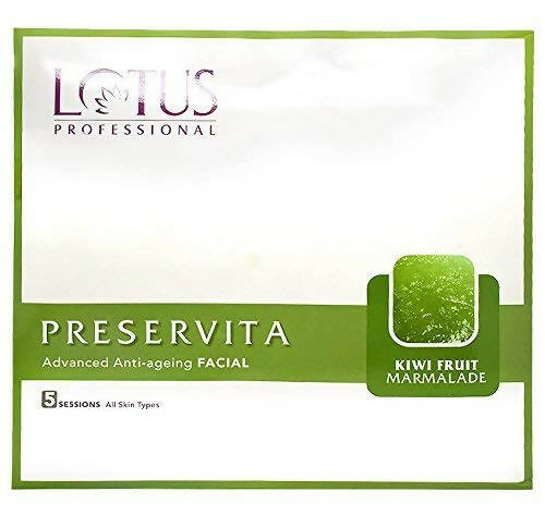 Lotus Professional Preservita Advanced Anti-Ageing Kiwi Fruit Marmalade Facial Kit | Grocsy