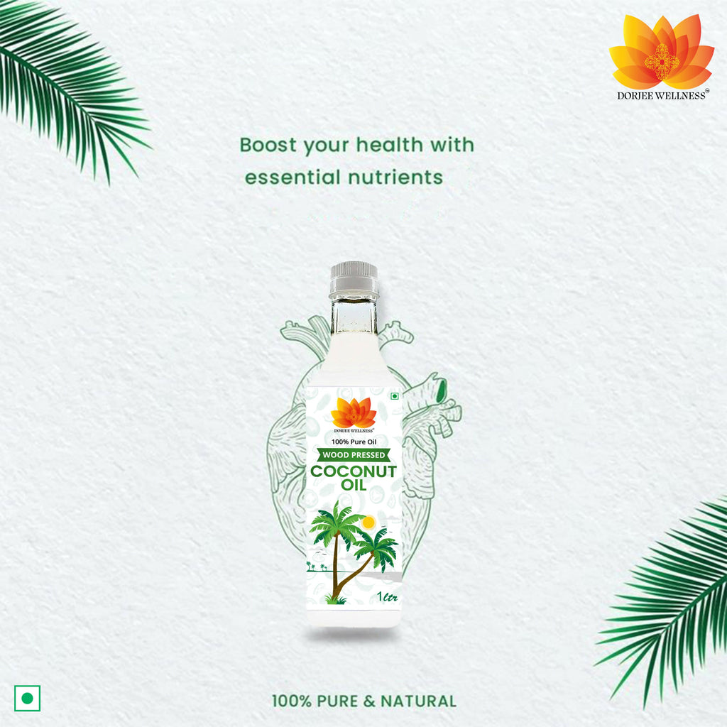 Dorjee Wellness Wood Pressed Coconut Oil | Grocsy