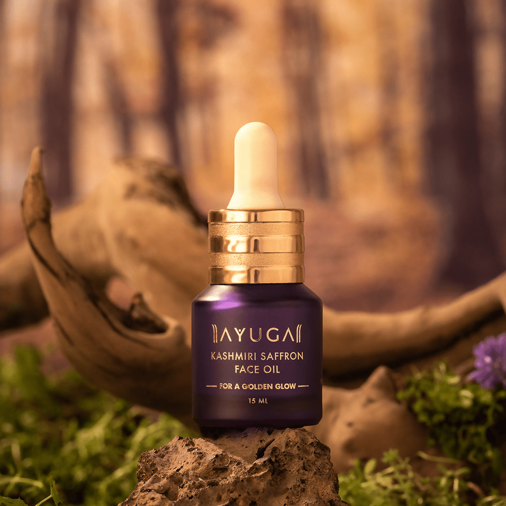 Ayuga Kashmiri Saffron Face Oil | Grocsy