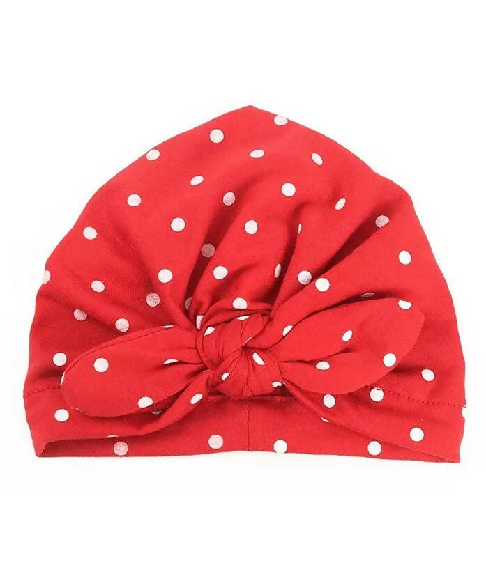 AHC Baby Summer Cap/Bandana In Polka Dots Design | Grocsy