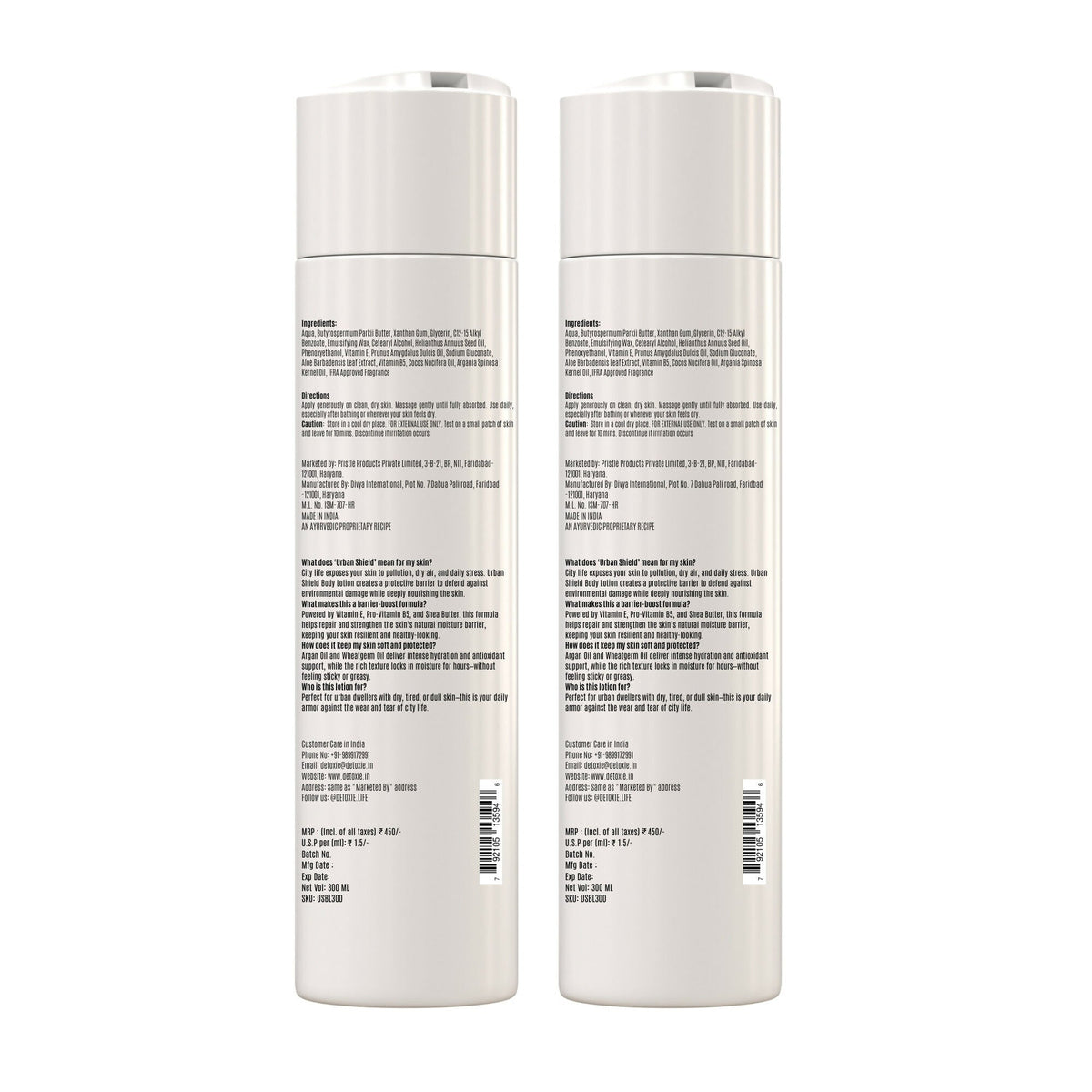 Detoxie Urban Shield Body Lotion | Grocsy