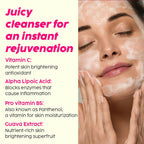 PLIX The Plant Fix 10% Vitamin C Guava Combo - Juicy Cleanser and Face Serum | Grocsy