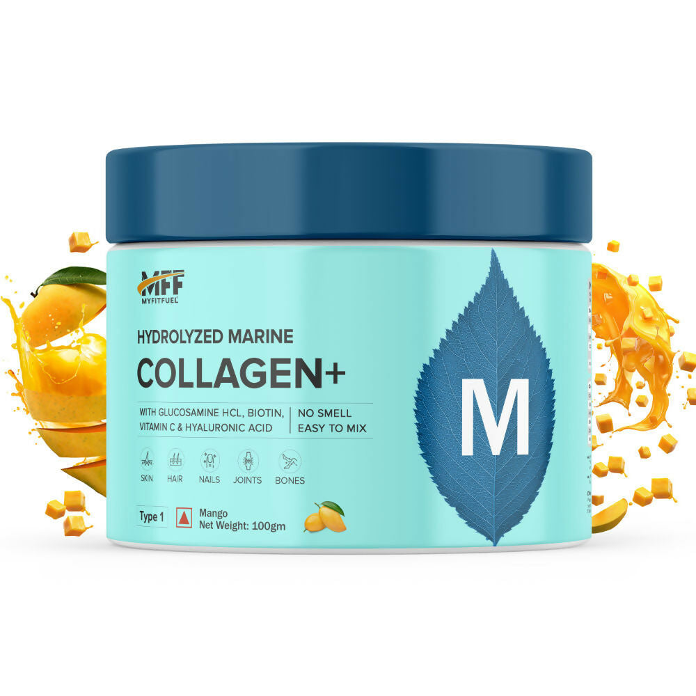 MyFitFuel Hydrolyzed Marine Collagen - Mango | Grocsy