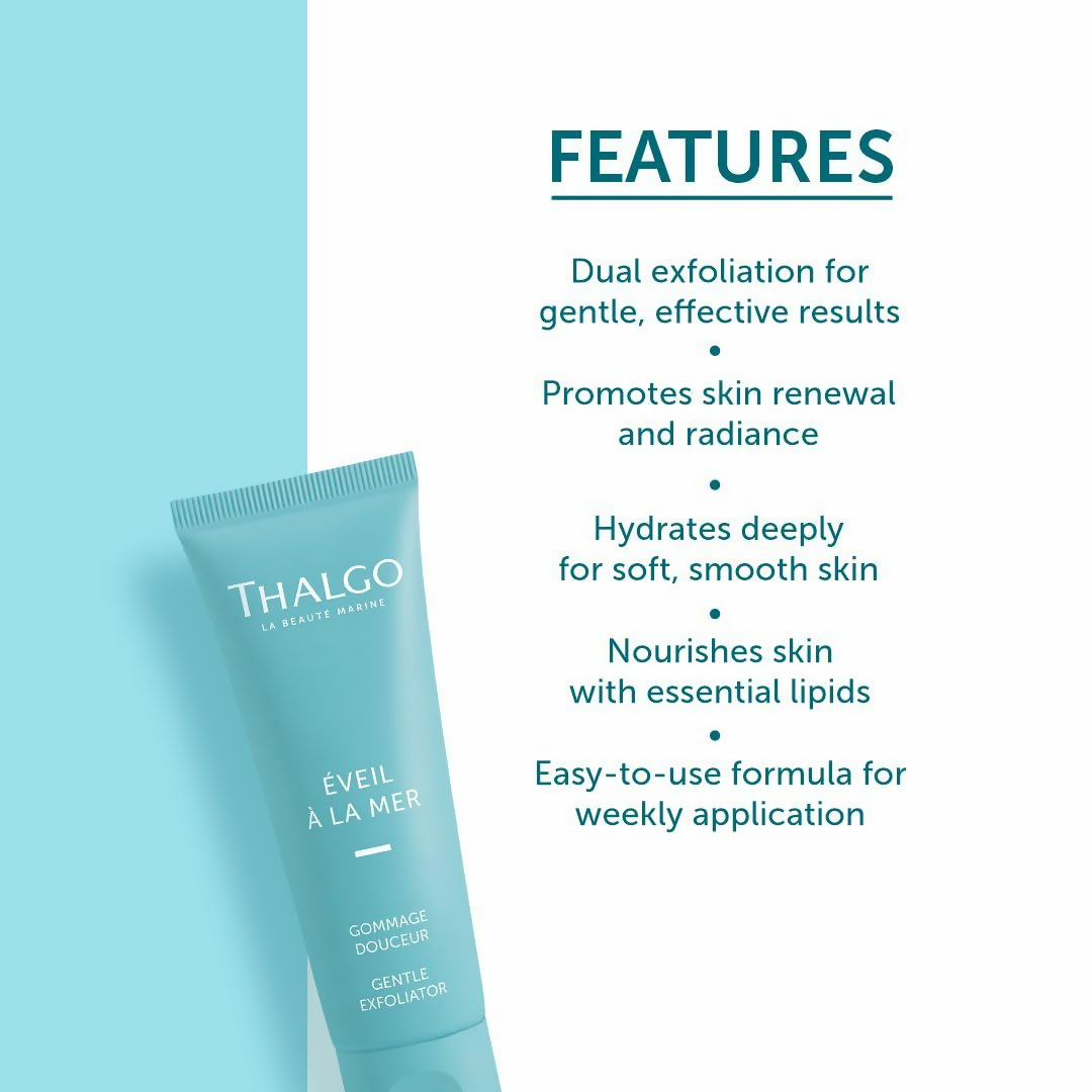 Thalgo Gentle Exfoliator - Ideal Face Scrub For Dry Skin with Gentle and Effective Exfoliation for Sensitive Skin Types | Grocsy
