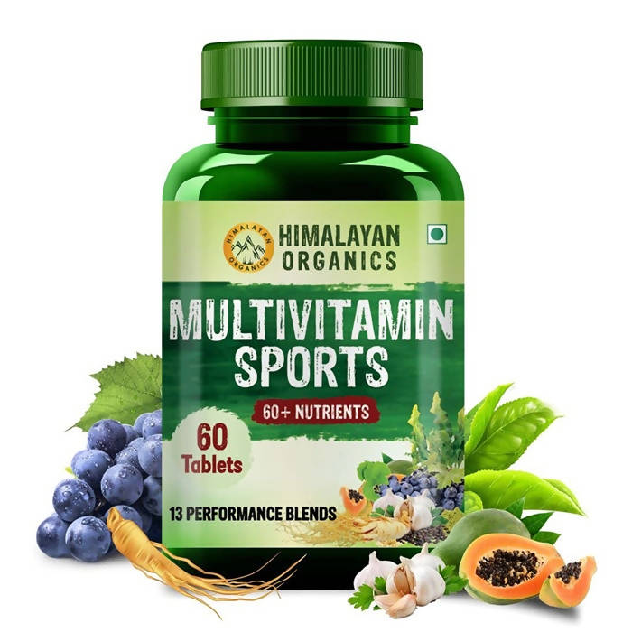 Himalayan Organics Multivitamin Sports 60 + Vital Nutrients Tablets | Grocsy