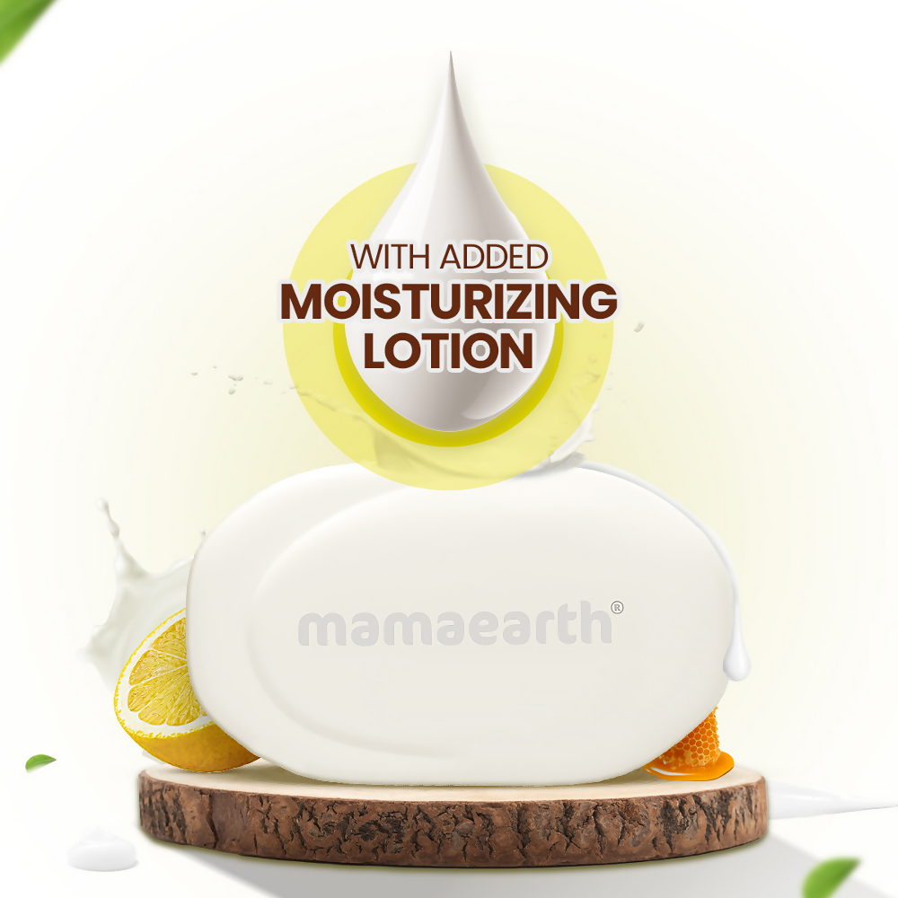 Mamaearth Vitamin C Moisturizing Lotion Soap (Buy 3 Get 1 Free) | Grocsy