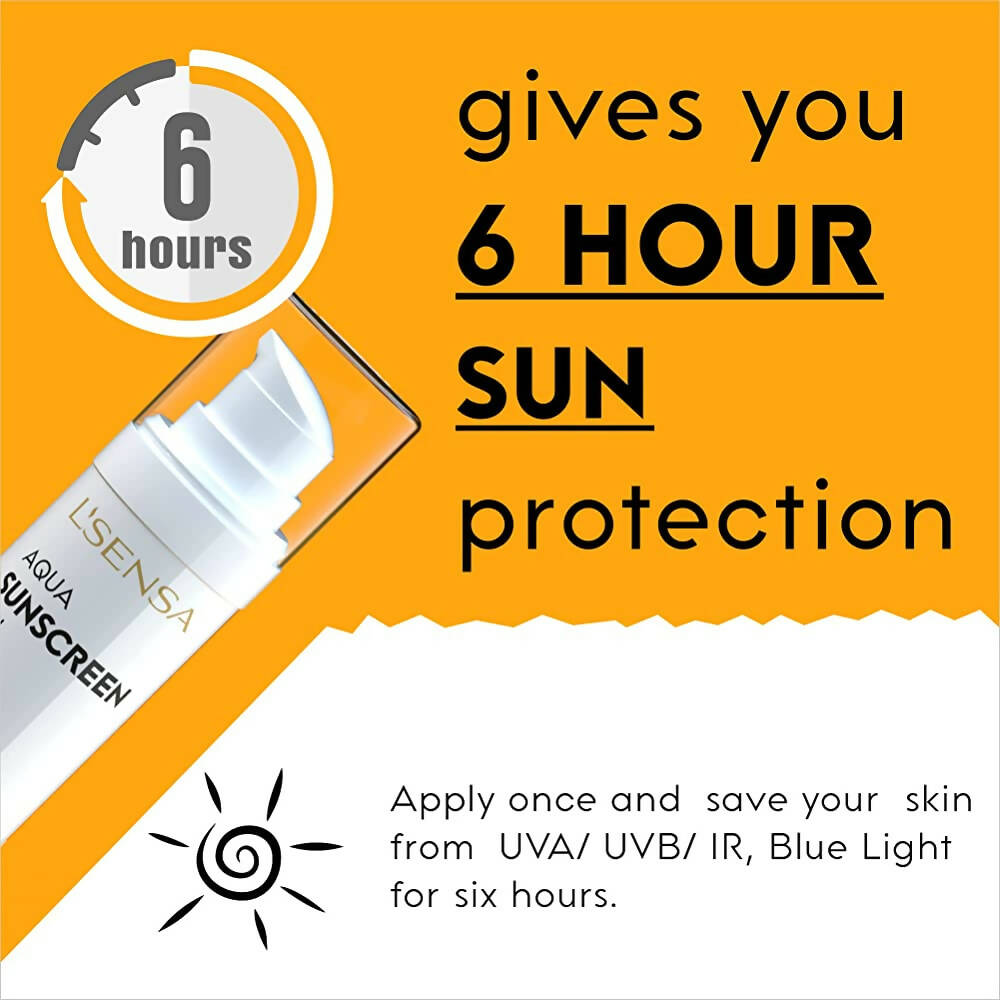 L'Sensa Aqua Sunscreen Gel SPF 50 | Grocsy