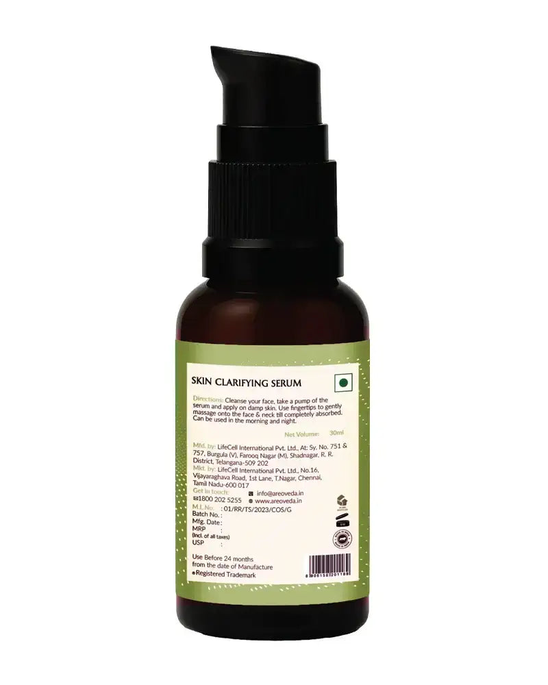AreoVeda Skin Clarifying Serum | Grocsy