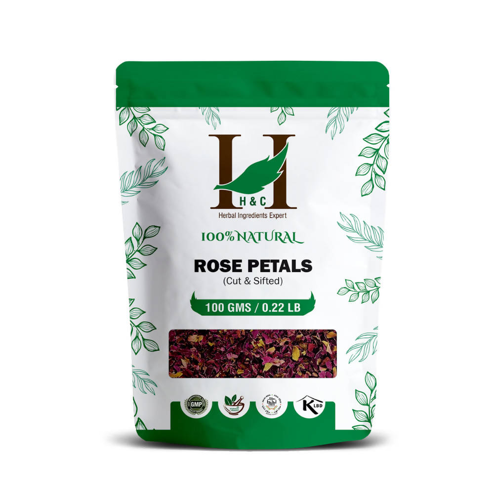 H&C Herbal Rose Petals Cut & Shifted Herbal Tea Ingredient | Grocsy