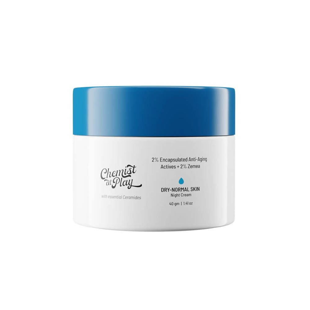 Chemist At Play Dry-Normal Skin Night Cream with Extra Moisture, Reduce Redness, and Reduce Inflammation | Grocsy