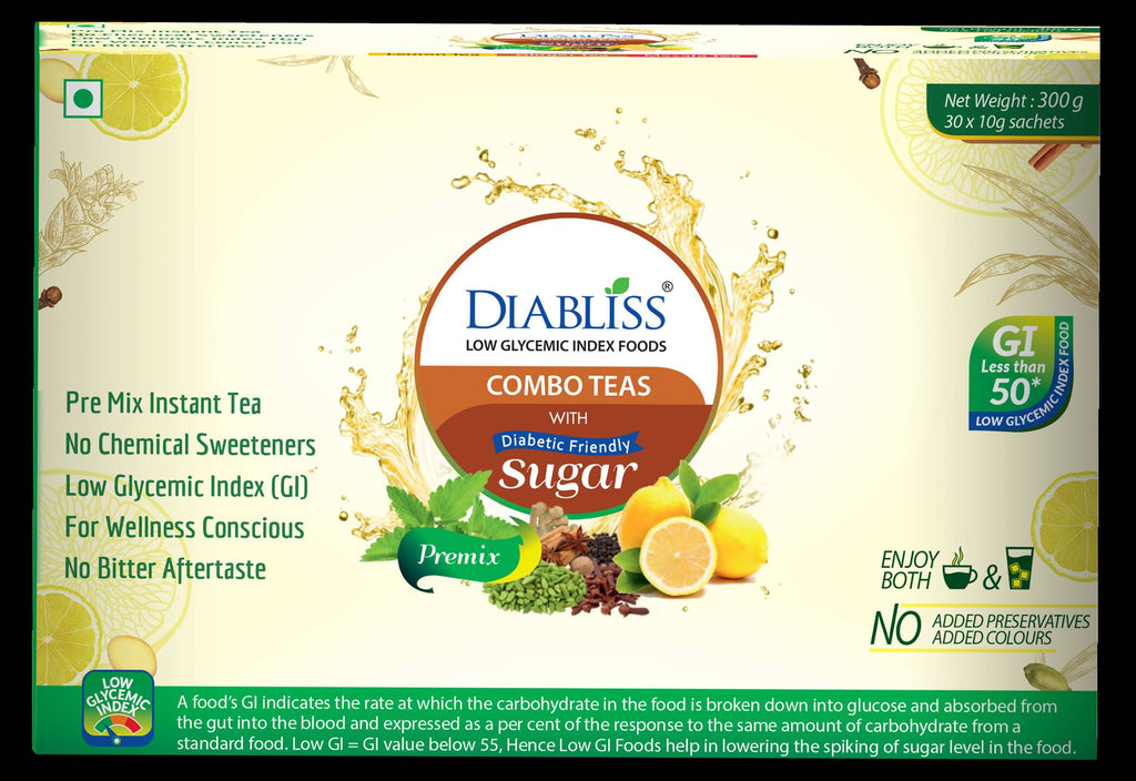 Diabliss Combo Teas with Diabetic Friendly Sugar | Grocsy
