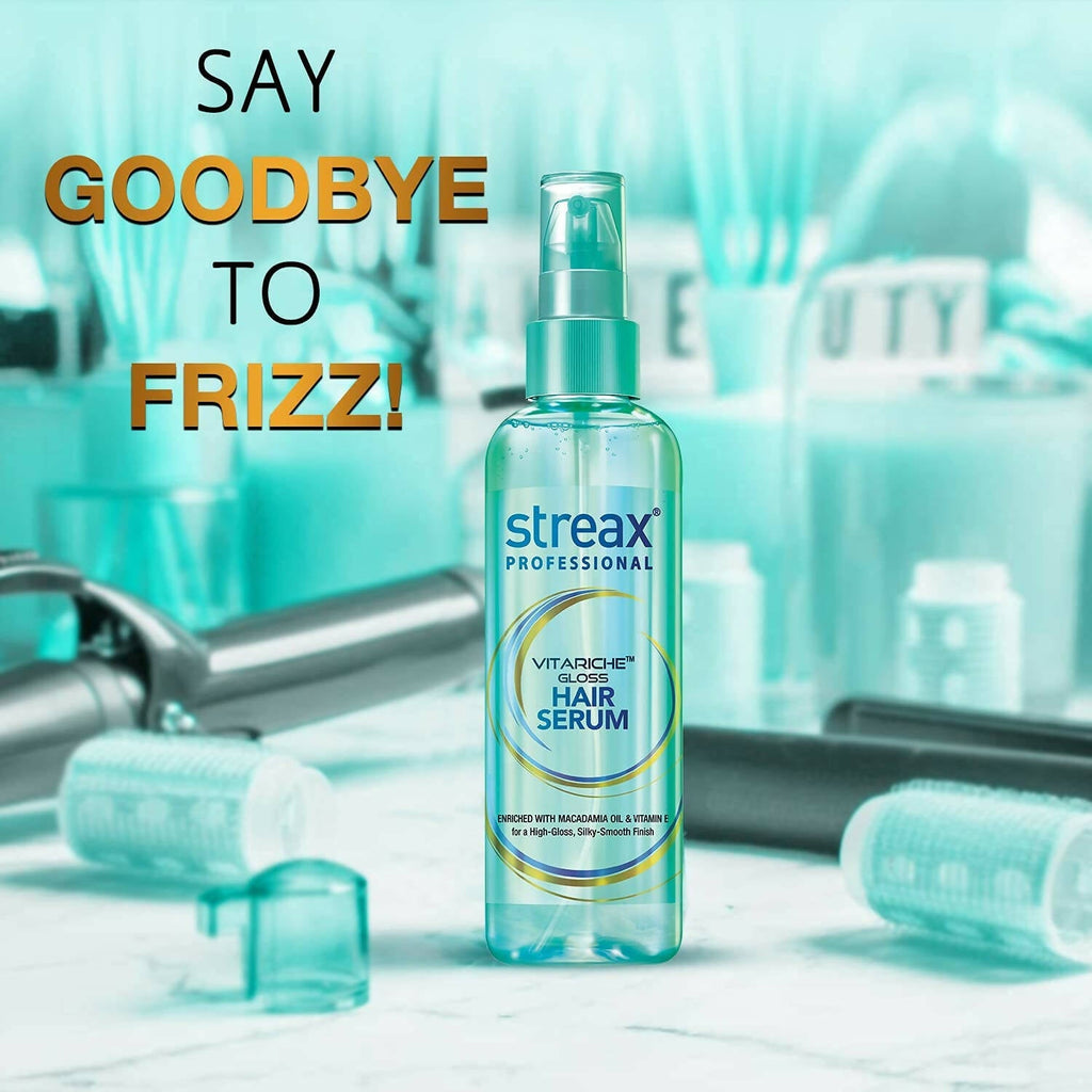 Streax Professional Vitariche Gloss Hair Serum | Grocsy