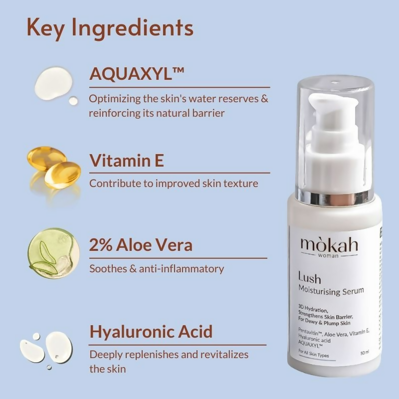 Mokah Woman Lush Moisturising Serum | Grocsy