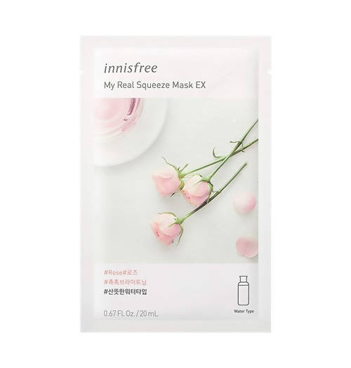 Innisfree My Real Squeeze Mask EX - Rose | Grocsy