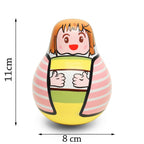 Matoyi Wobbly Doll & Pink Rabbit Pull Along & Maraca Rattle For Kids | Grocsy