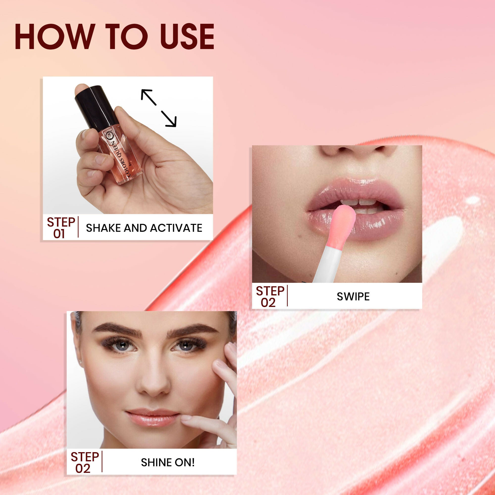 Colors Queen Glossy Lips Lips Therapy - Avocado | Grocsy