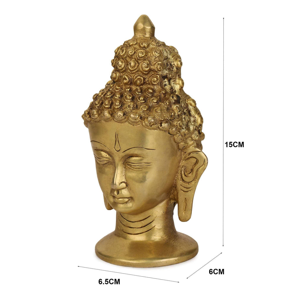 Devlok Buddha Monk Face Idol | Grocsy