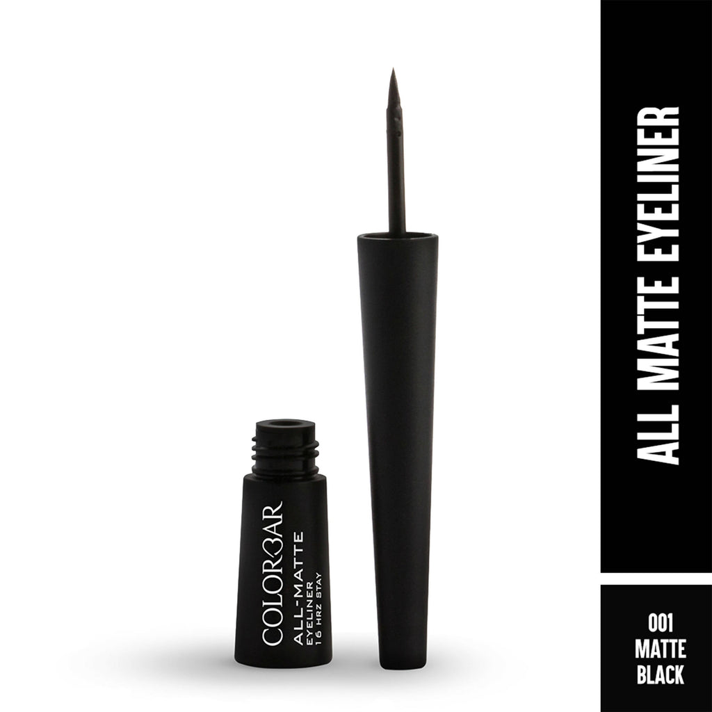 Colorbar All-Matte Eyeliner Matte Black | Grocsy